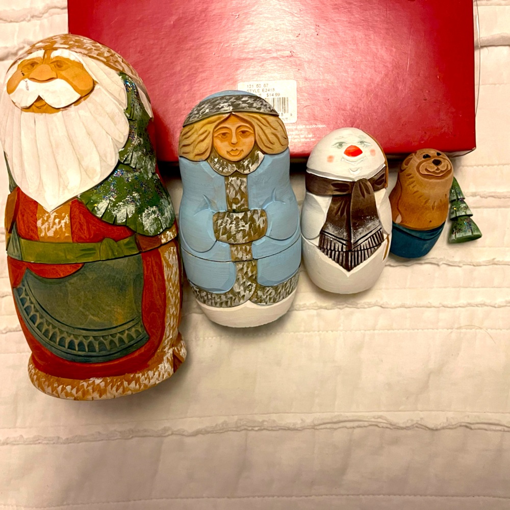 Russian doll Christmas set from Moscow!